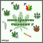 Marijuana Cursor Pack