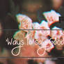 Ways to say Goodbye. Font