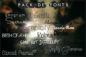 #Especial de Fonts -END- [Pack de Fonts  5/5]