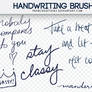 Handwriting  BRUSHES franceeditions!