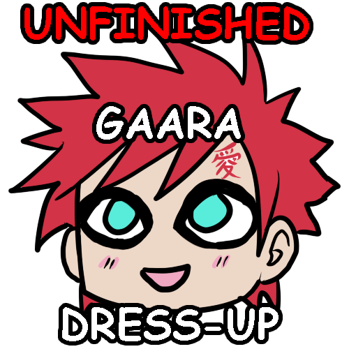 +Unfinished Gaara Dress Up+