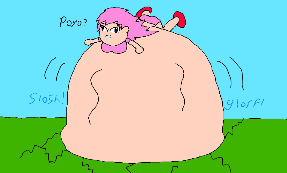 Female Human Kirby as a Waterbed by Burningblaster on DeviantArt