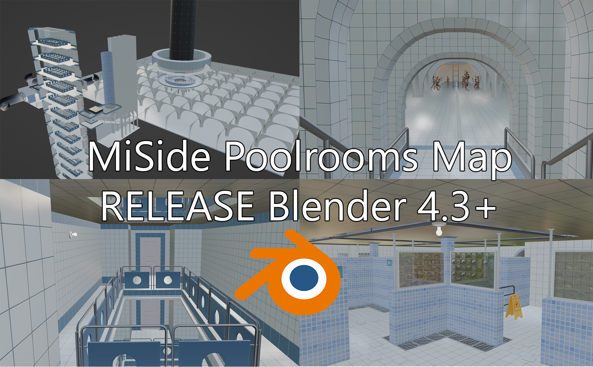 Poolrooms Map Miside Poolrooms Map DL Blender 4.3+ by FarewellGames on DeviantArt