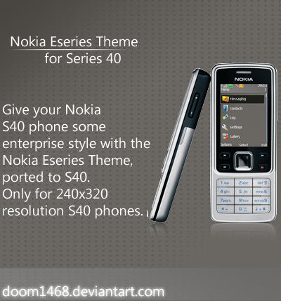 nokia eseries theme for s40 by chocsoldier on deviantart