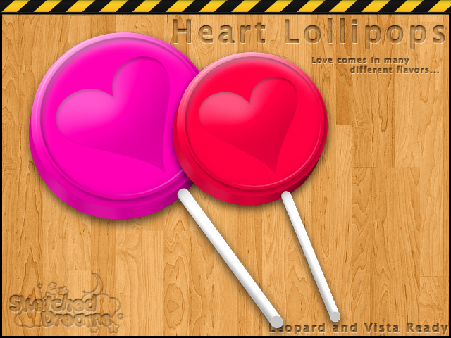 Heart Lollipops