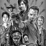 TWD Rick Daryl Michonne Carl Carol Walking Dead
