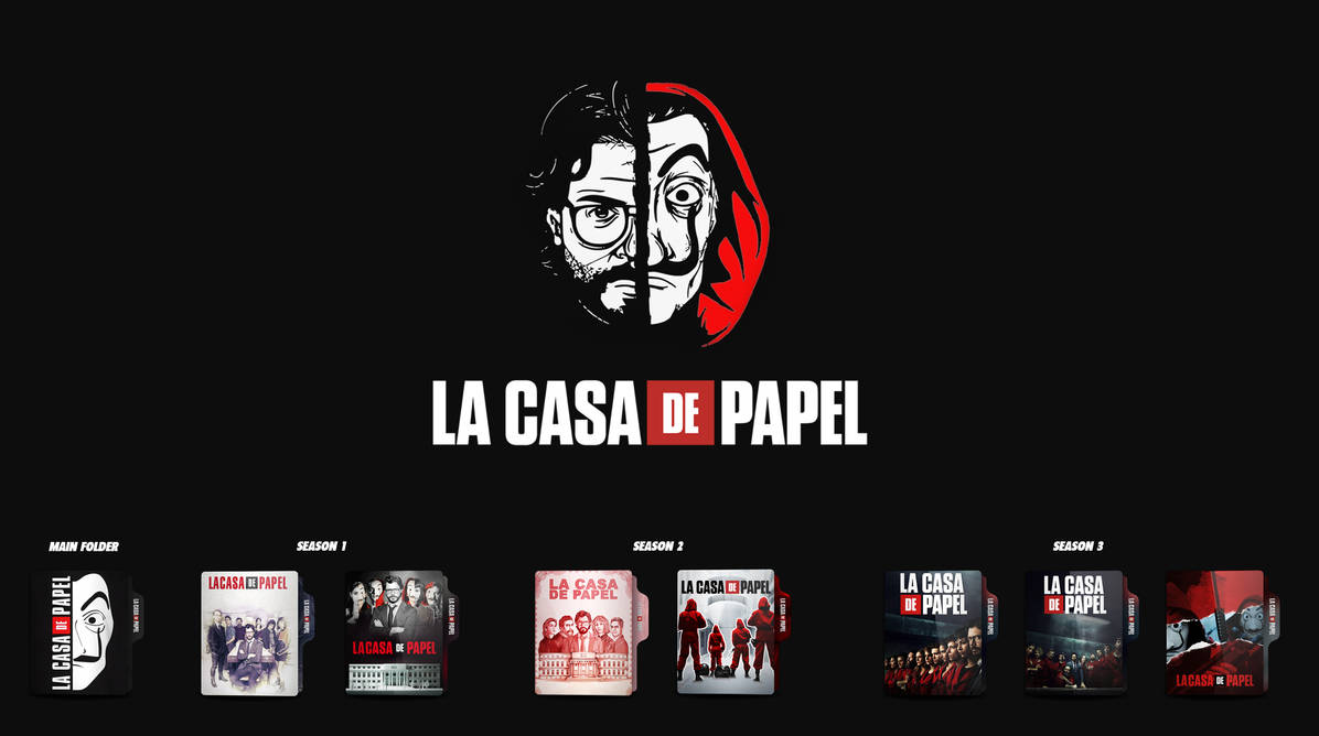 La Casa De Papel Folder Icon Pack By Islamgbl On Deviantart