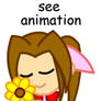 Aerith, Flower Girl animaiton