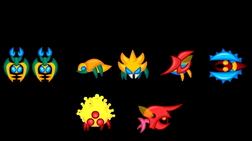 Animated Metroid Sprites 2: Monsters 1