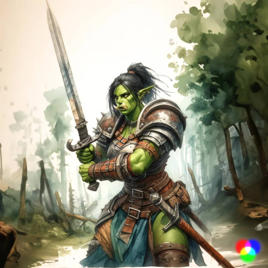 Bonus video for Orc Female Adoptable Character by Dissunder on DeviantArt