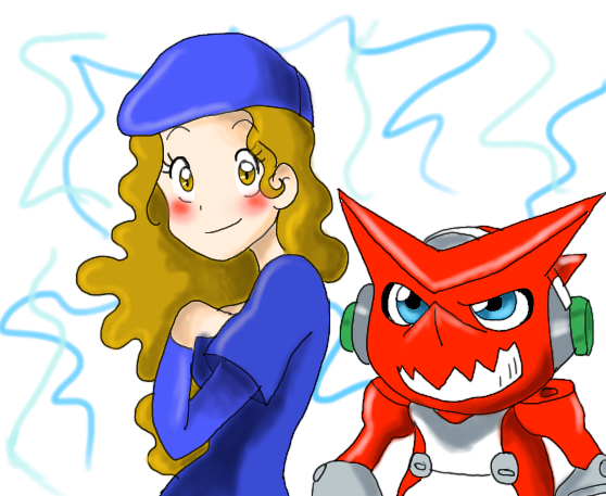 Haley and Shoutmon