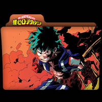 Boku no Hero Academia : Anime Folder Icon v12 by KingCuban on DeviantArt