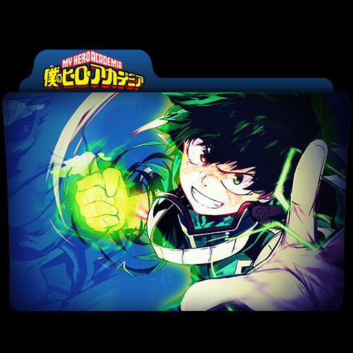 Boku no Hero Academia : Anime Folder Icon v6 by KingCuban on DeviantArt