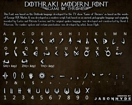 Dothraki Modern