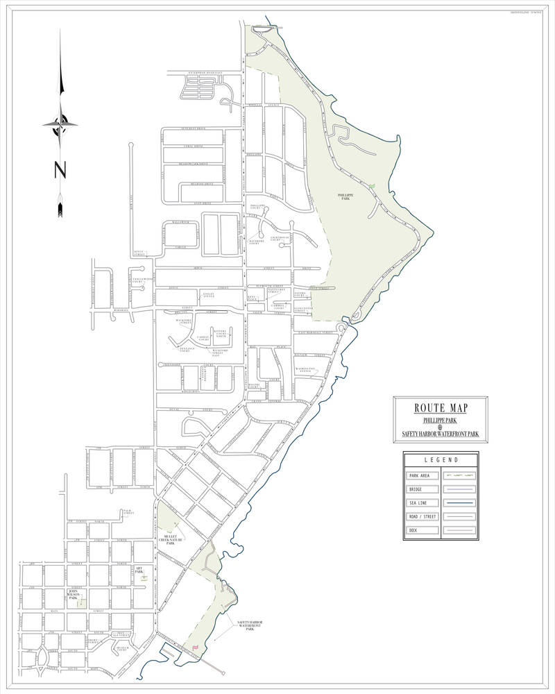 Route Map Safety Harbor Parks by GraysonShay on DeviantArt