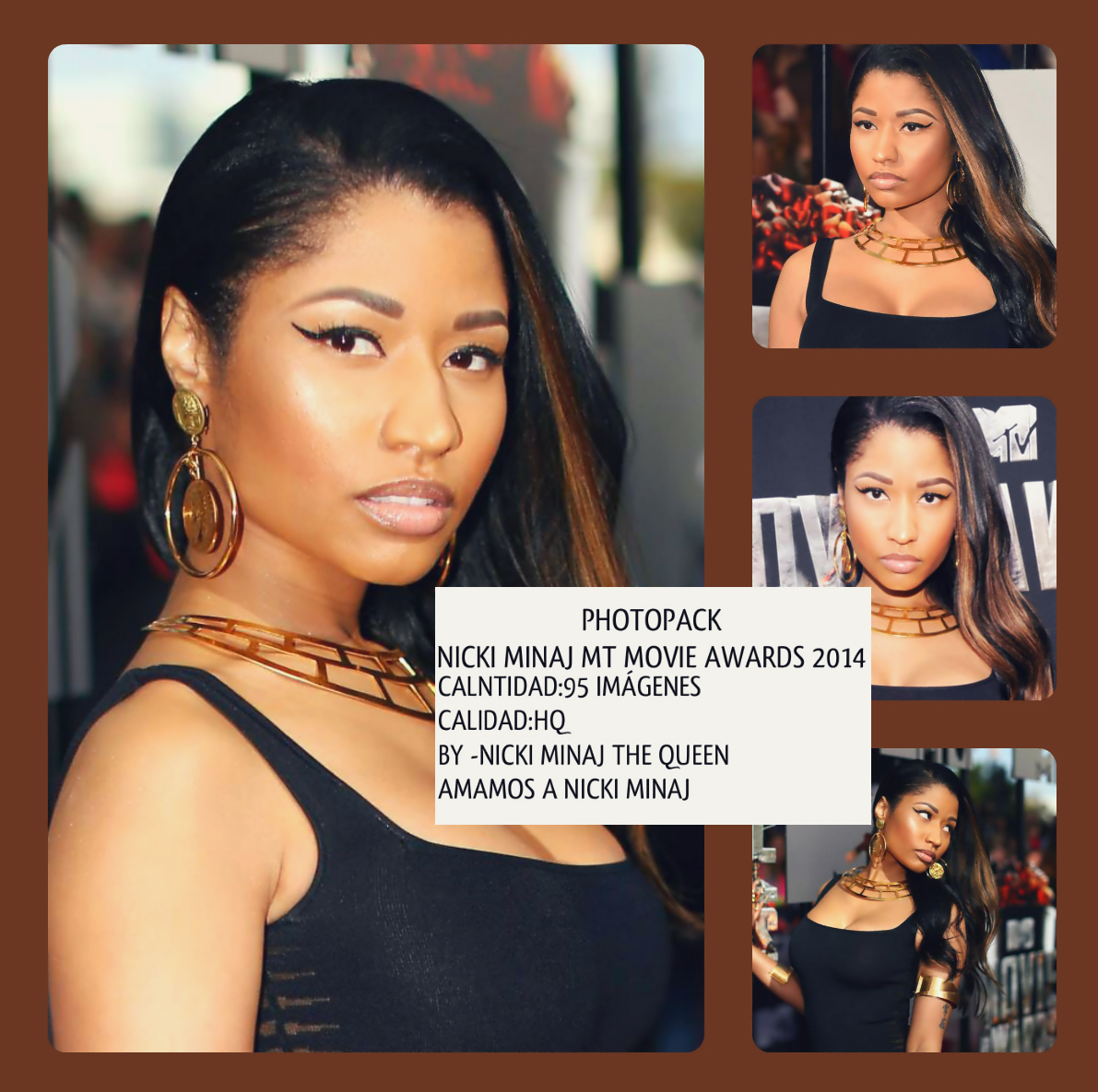 PhotoPack Nicki Minaj MTV Movie Awards 2014