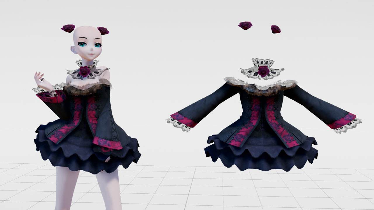 [MMD] Lolita Gotica (Rigged) UPDATE!