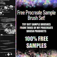 Procreate Sample Brushset (FREE!)