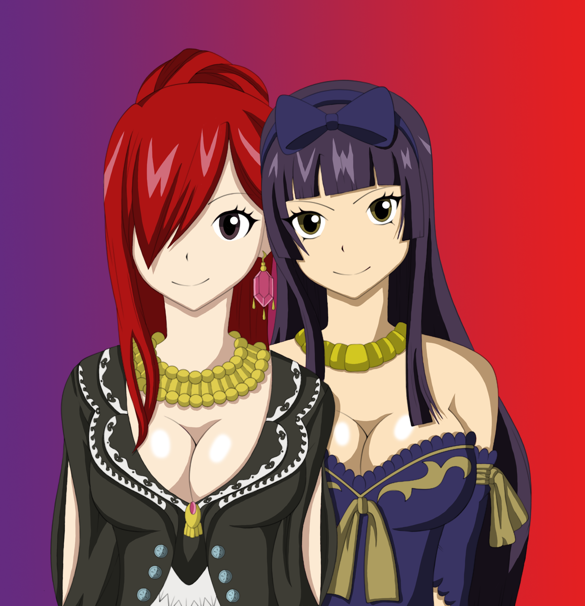 Erza and Kagura