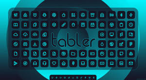 Tabler Blue Icons