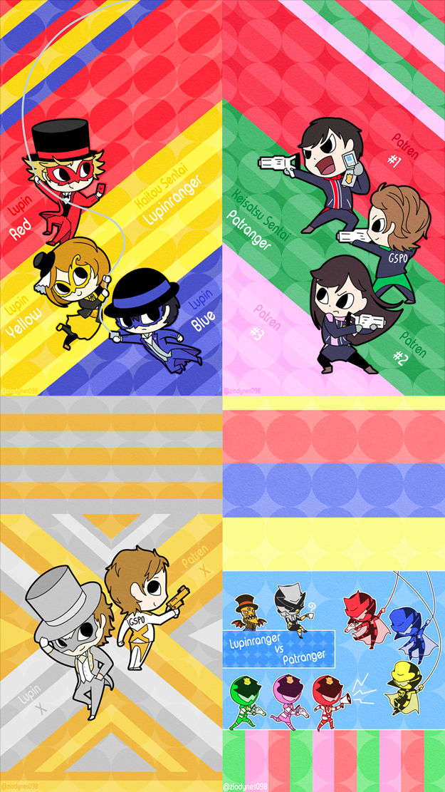 Lupinranger vs Patranger Wallpapers by ziodynes098 on DeviantArt