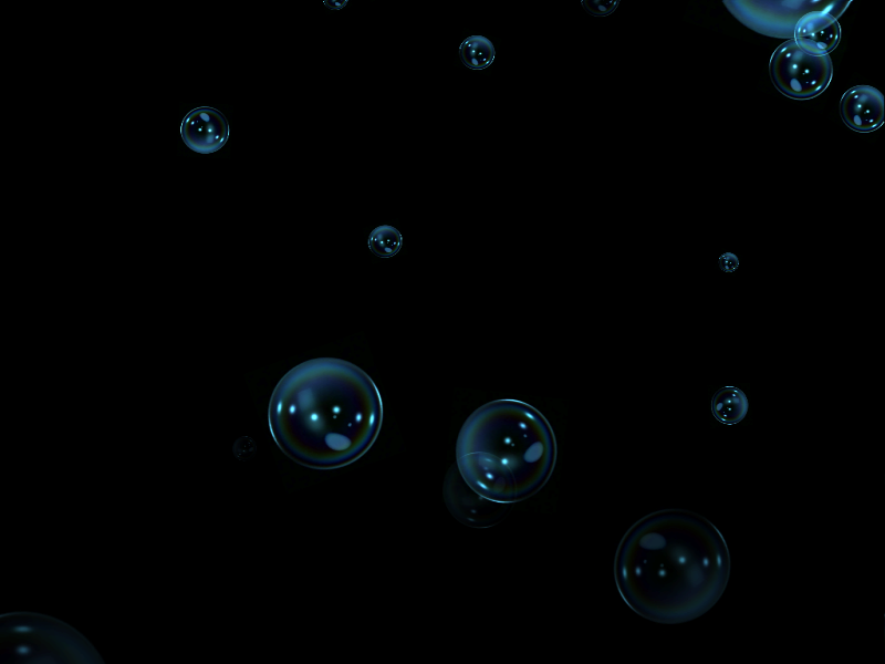 mme effect rainbow sparkle bubbles
