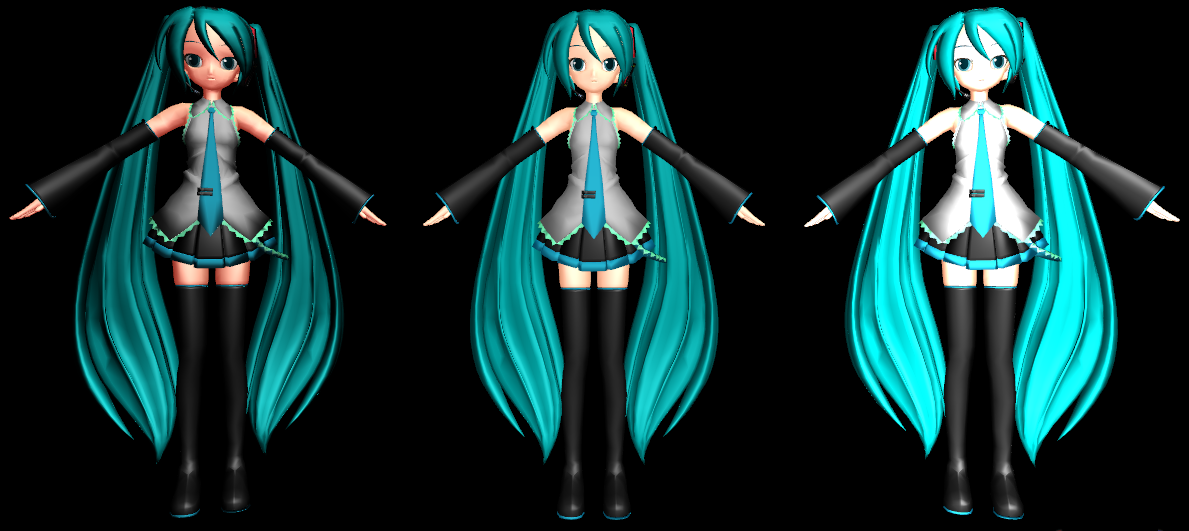 MMD Darker Toon and Lighter OverBright Shader DL.