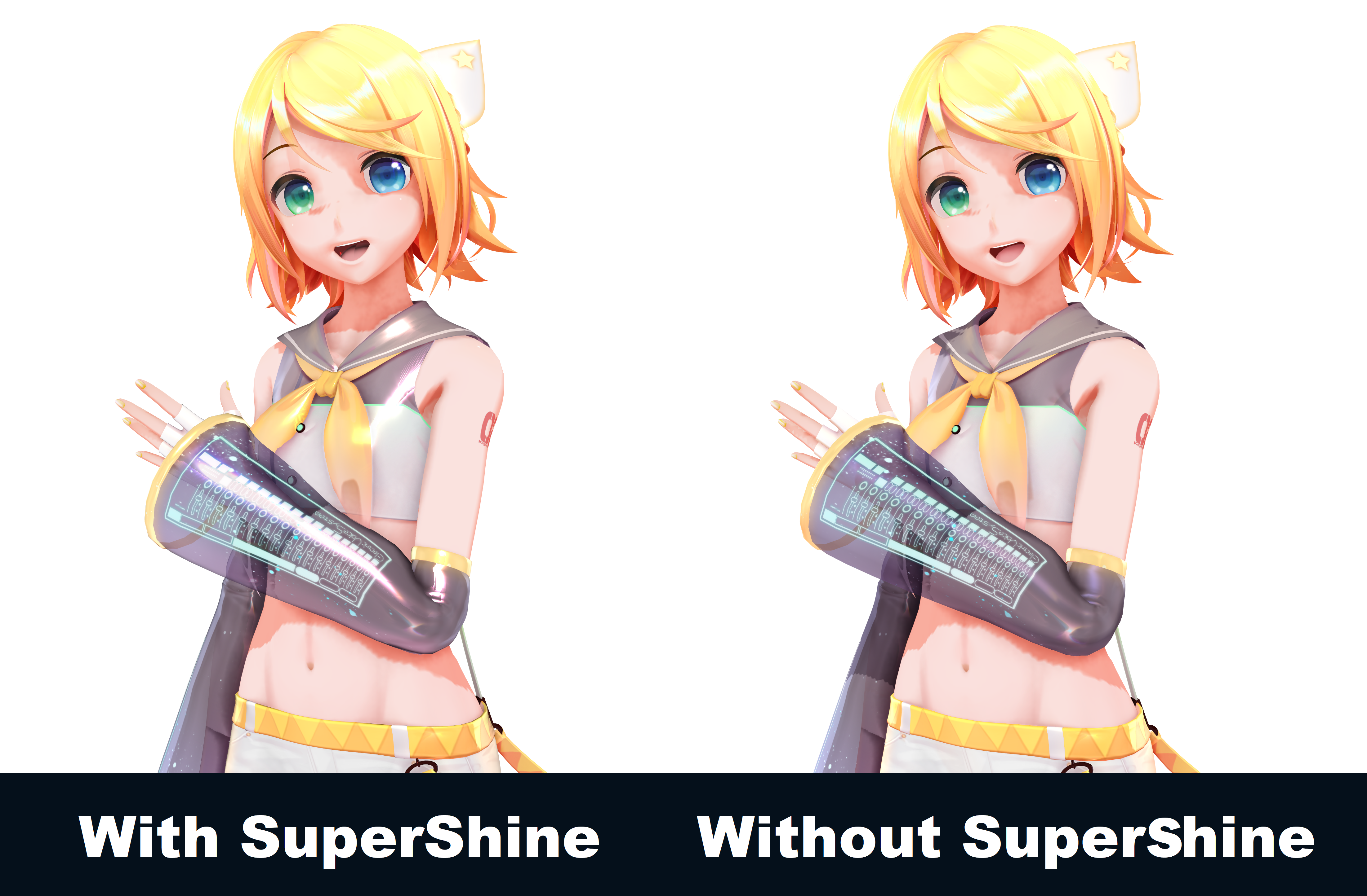 UPDATE MMD/MME SuperShine Shader Effect.