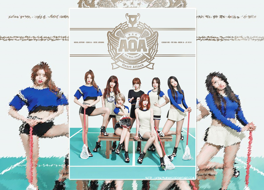 AOA チョア　公式フォトカード　Heart Atack HQ] AOA “Heart Attack” Japanese Version Jacket Photos (1500