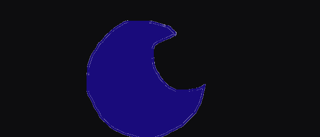 Blue Crescent