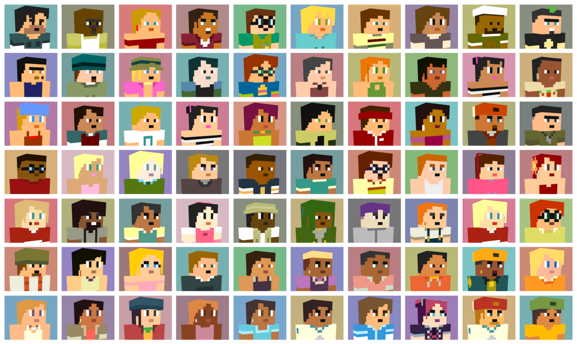 Total Drama MC Headshots by cahenry12 on DeviantArt