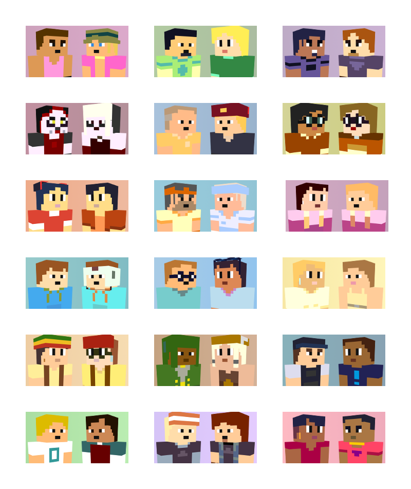 Ridonculous Race MC Headshots (Pairs) by cahenry12 on DeviantArt