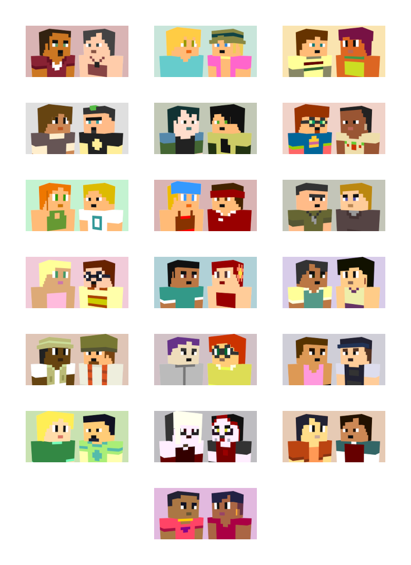 Total Drama Couples Headshots by cahenry12 on DeviantArt