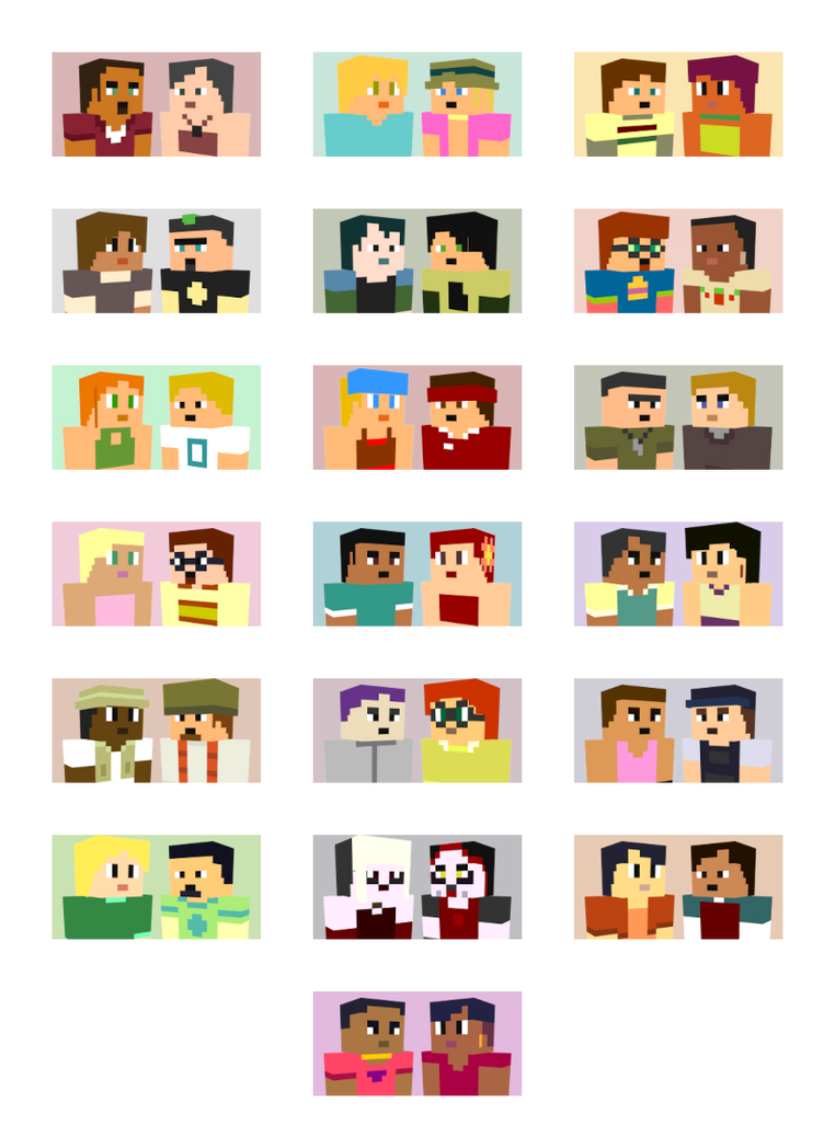 Total Drama Couples Headshots by cahenry12 on DeviantArt