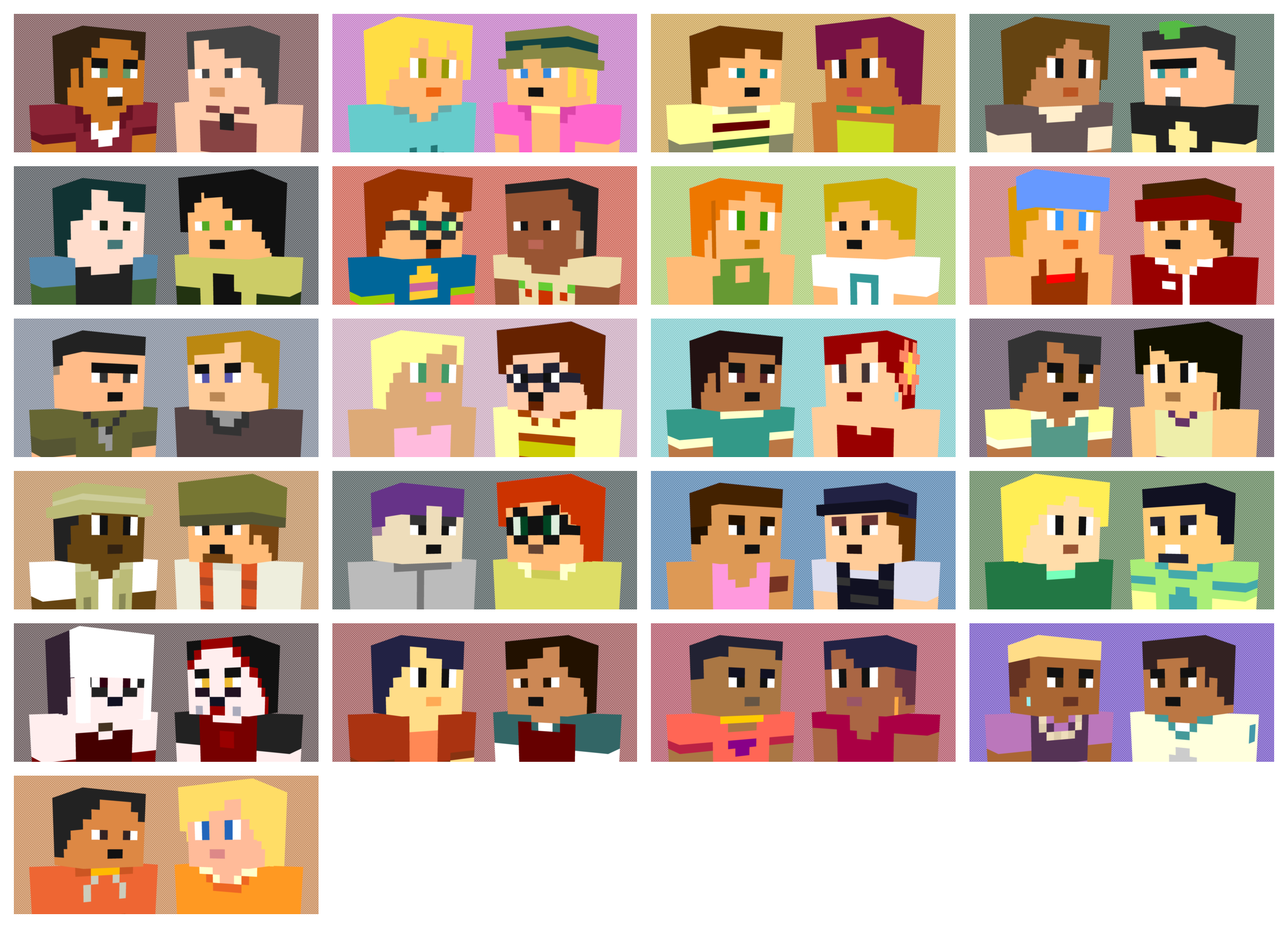 Total Drama Couples Headshots by cahenry12 on DeviantArt