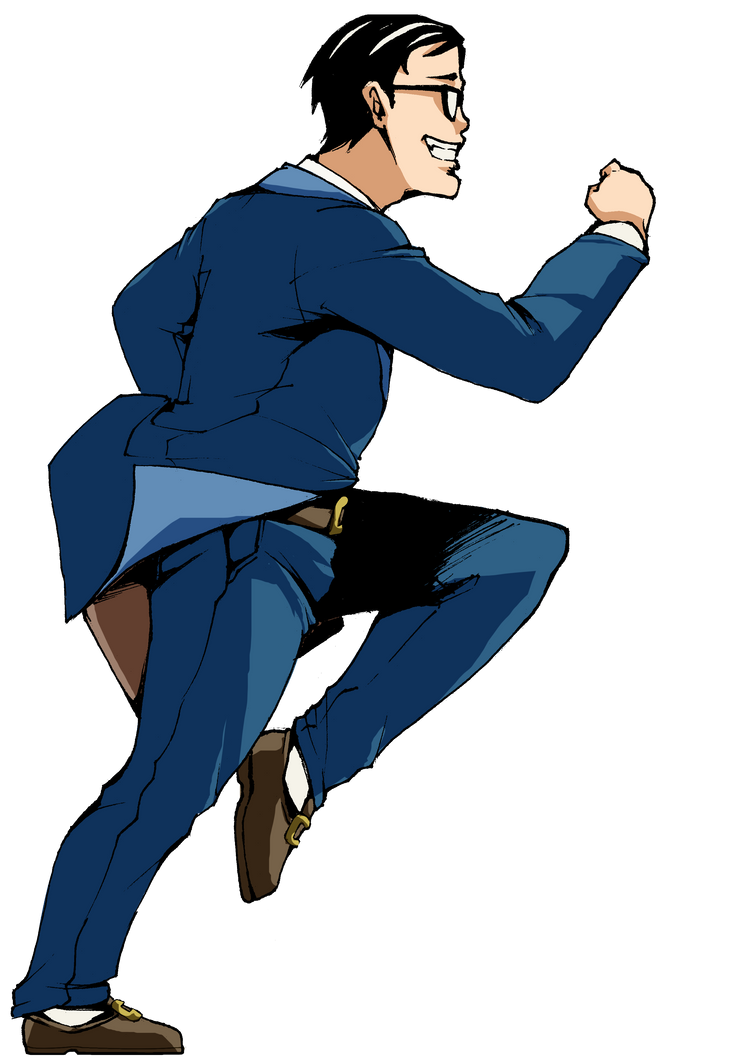 running man in suit 2 by joannime07elric