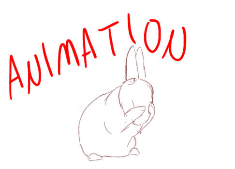 WIP Bunny Animation Pencil Test 3