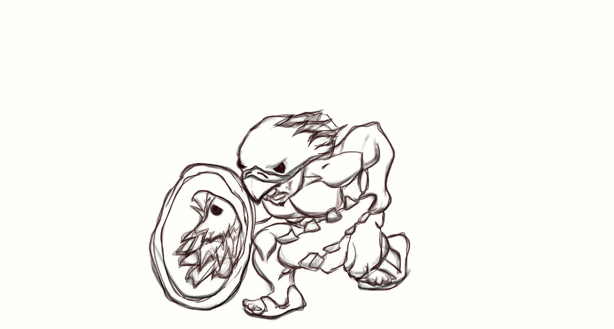 eagle warrior Drawing by Rodartriguez on DeviantArt
