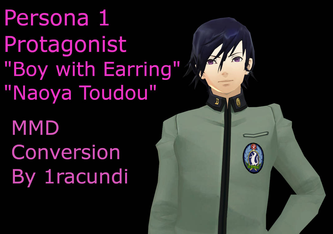 [MMD] Persona 1 Protagonist Model Download by 1racundi on DeviantArt