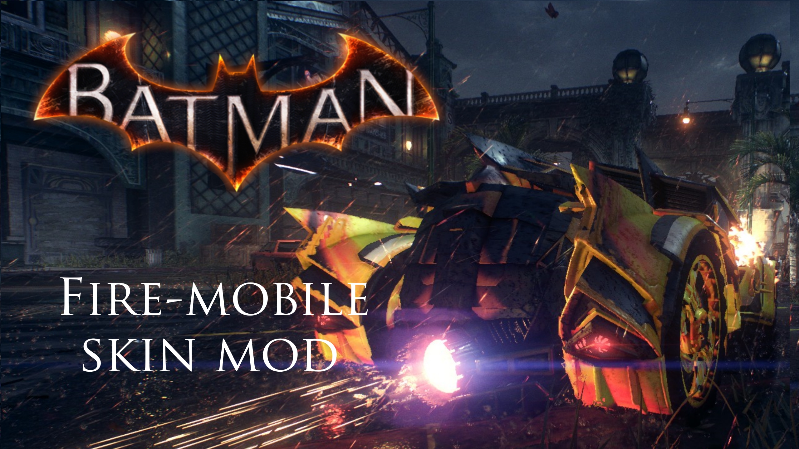 Firemobile skin mod Batman Arkham Knight by thebatmanhimself on