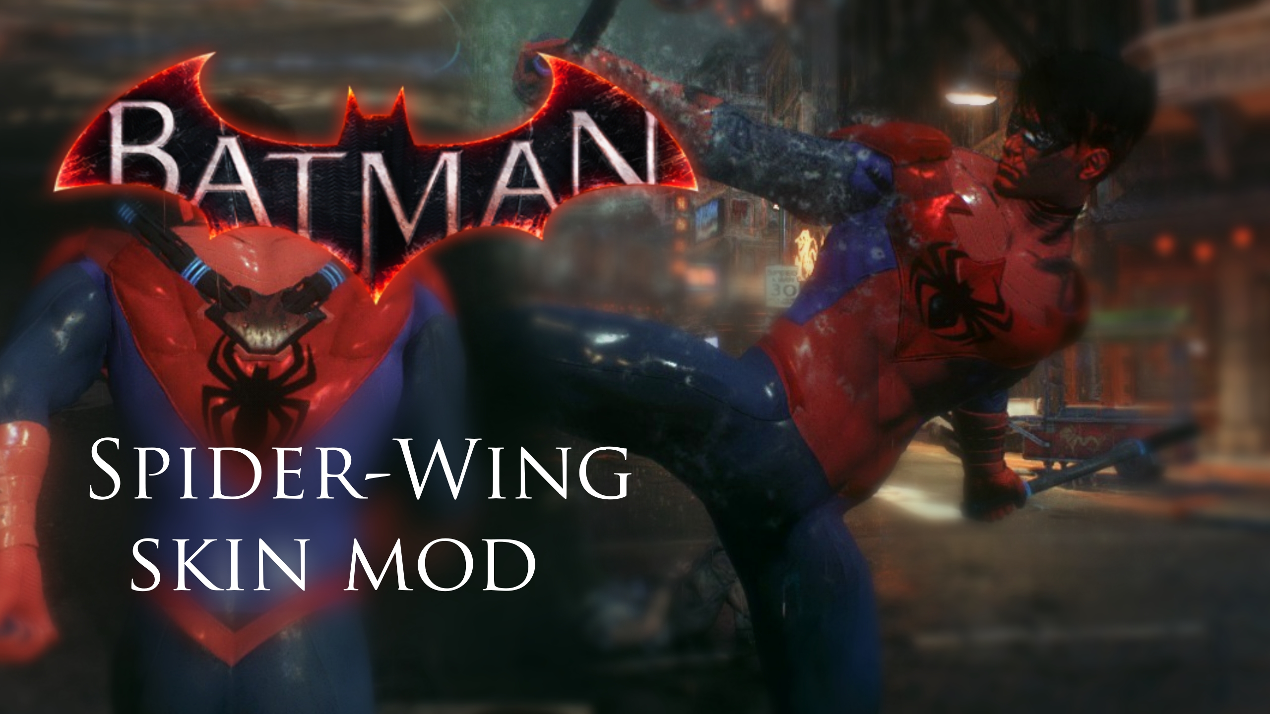 Red Lantern skin mod for Batman Arkham City by thebatmanhimself on