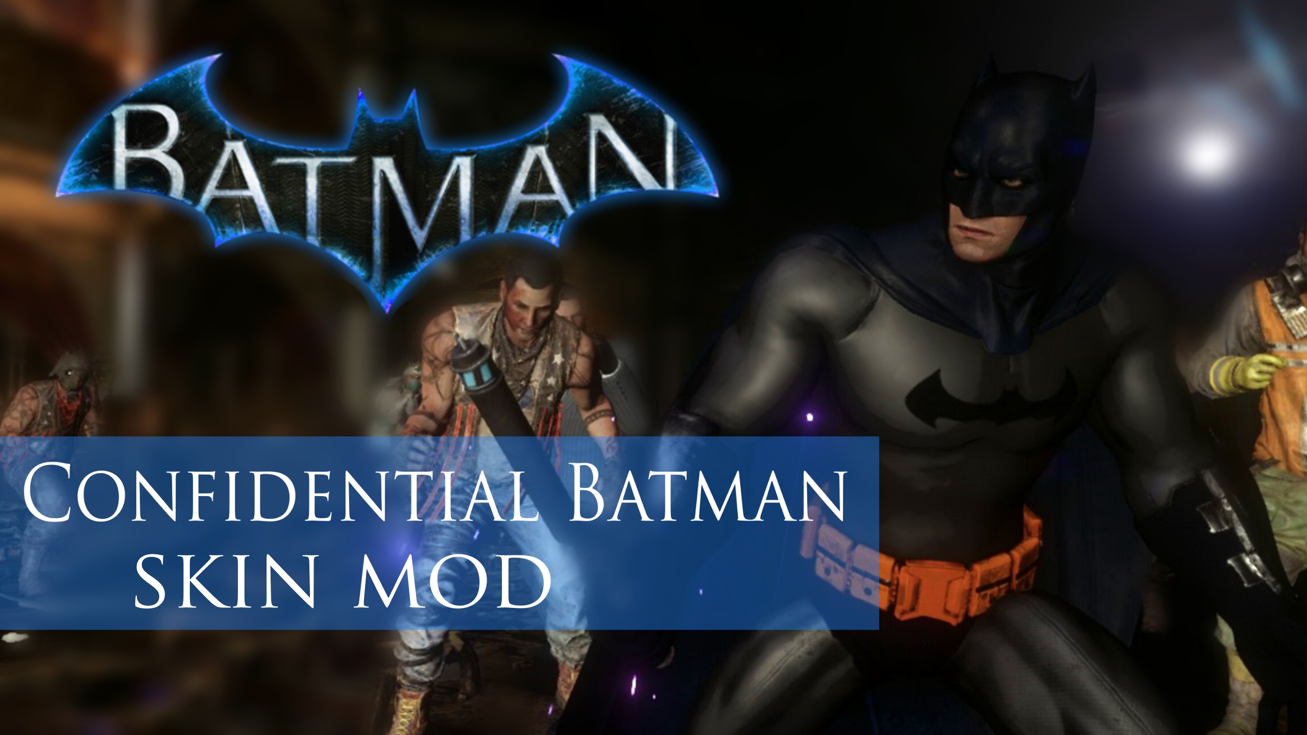 Confidential Batman skin mod for Arkham Knight by thebatmanhimself