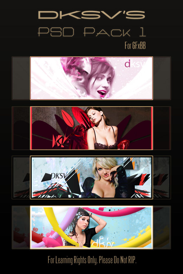 DKSV's PSD Pack 1 by GFXBB on DeviantArt