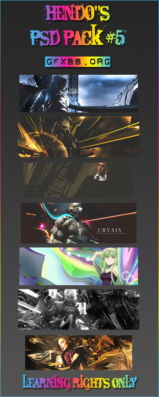 Hendo's PSD Pack 5 by GFXBB on DeviantArt