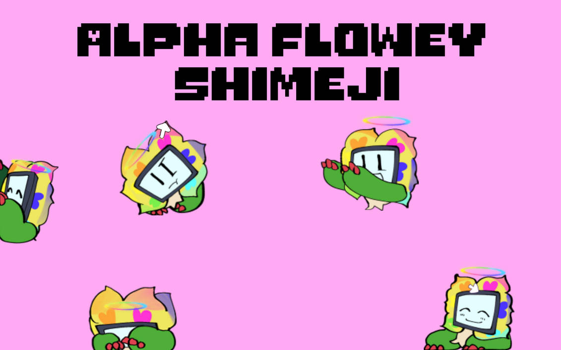 omega flowey unused faces by s-a-ns on DeviantArt