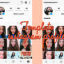 Template Instagram profile