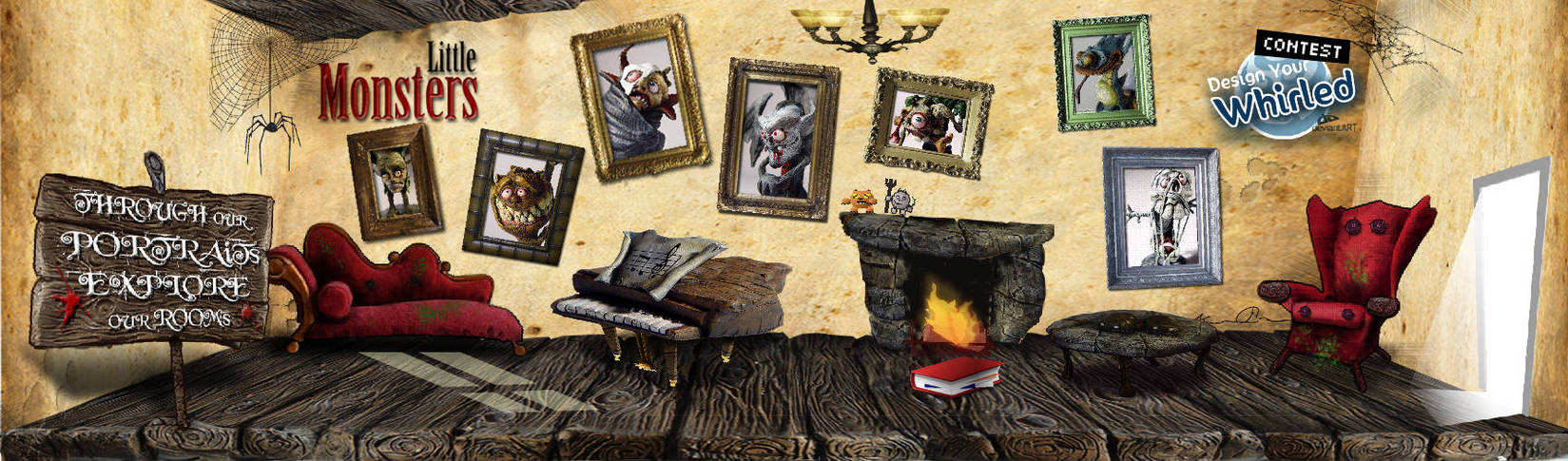 Whirled Room Deviantart Whirled of 'Little Monsters' by mtingstrom on DeviantArt