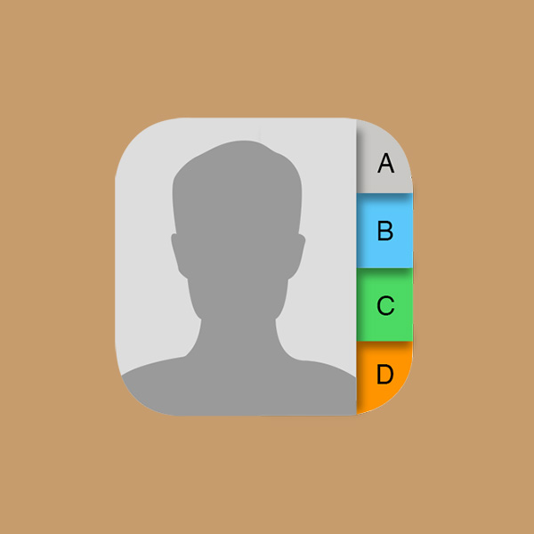 iOS 7 Contact App's icon [ai - PSD]