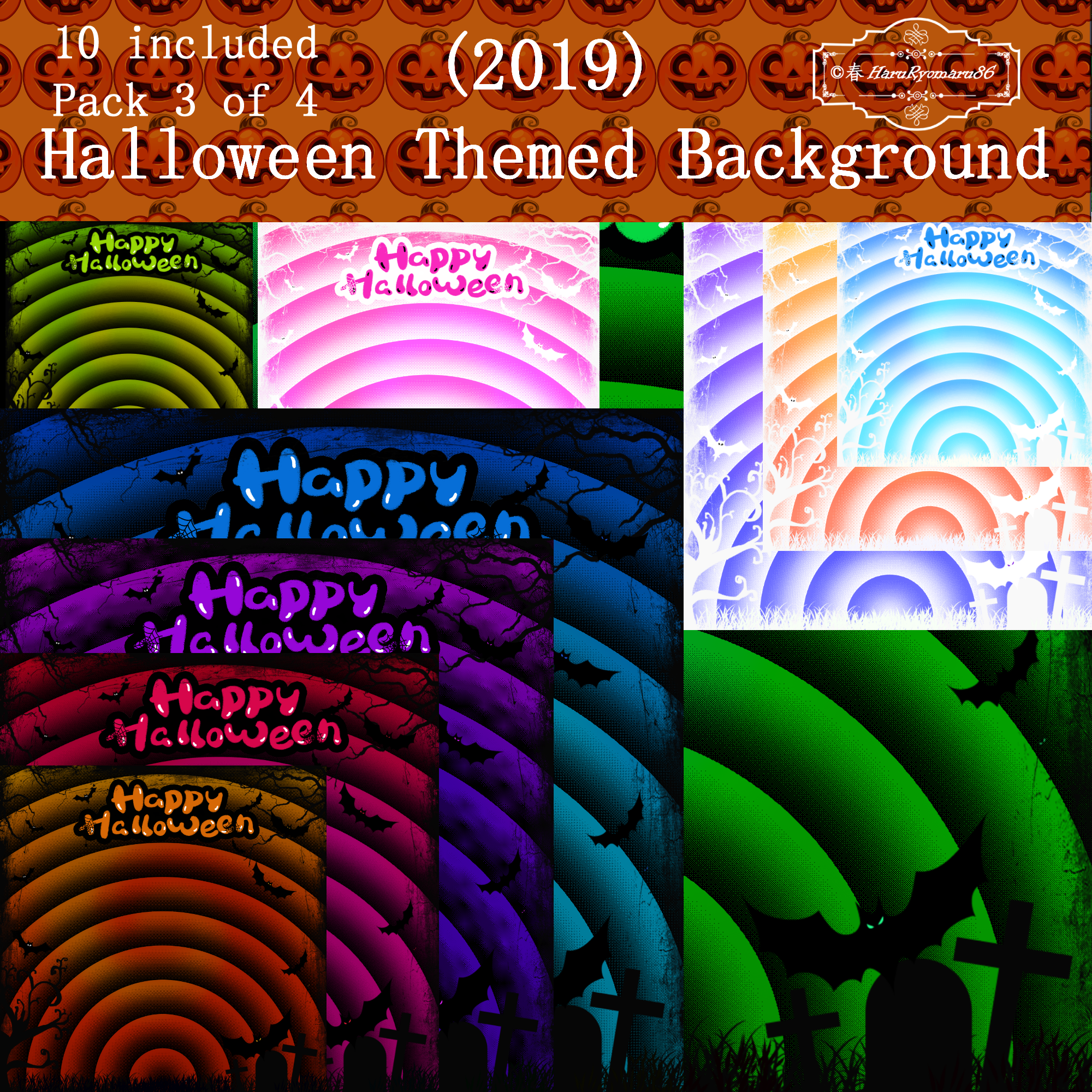 Halloween Pack 1.2 (2019) by HaruRyomaru86 on DeviantArt