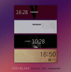 UltraLinx mClock XML templates by coroners